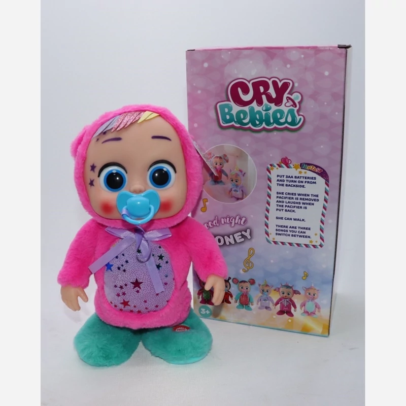 عروسک گریه کن و راه رونده کرای بیبی 30 سانتی مدل Cry Baby 1293