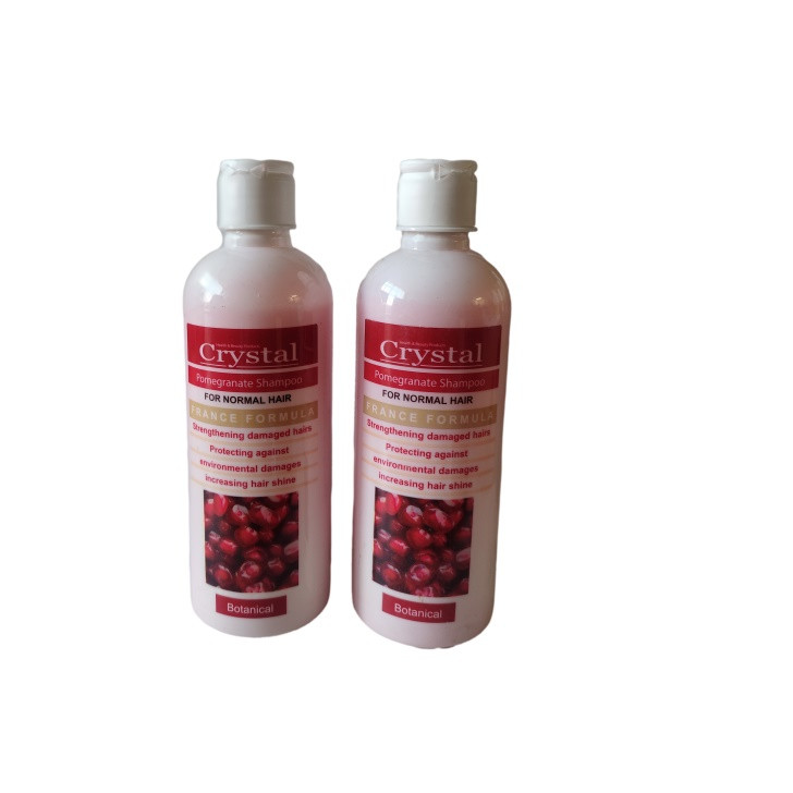 شامپو مو کریستال مدل انار حجم 400 میلی لیتر مجموعه 2 عددی